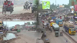 ঈদযাত্রায় বগুড়া পার হলেই যানজটের শঙ্কা